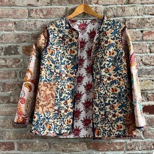 Zara patchwork reversible jacket